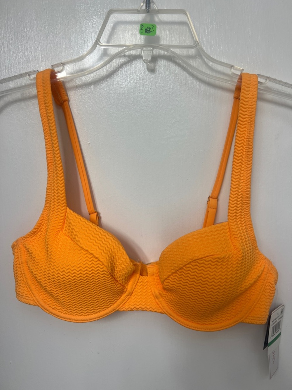 *Salt + Cove Wavy-Scrunch Scoop-Neck Bralette Bikini, Adjustable straps & band